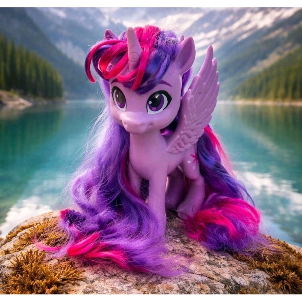 Hasbro My Little Pony 7in Twilight Sparkle 2021 Purple Unicorn Action Figure